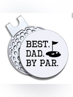 Best. Dad. By Par. Golf Ball Marker